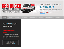 Tablet Screenshot of aaa-auger.com